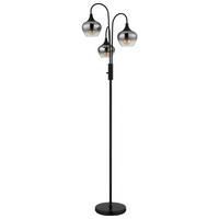 STEHLEUCHTE 15548S3 - Schwarz, Basics, Glas/Metall (43/165cm) - Globo