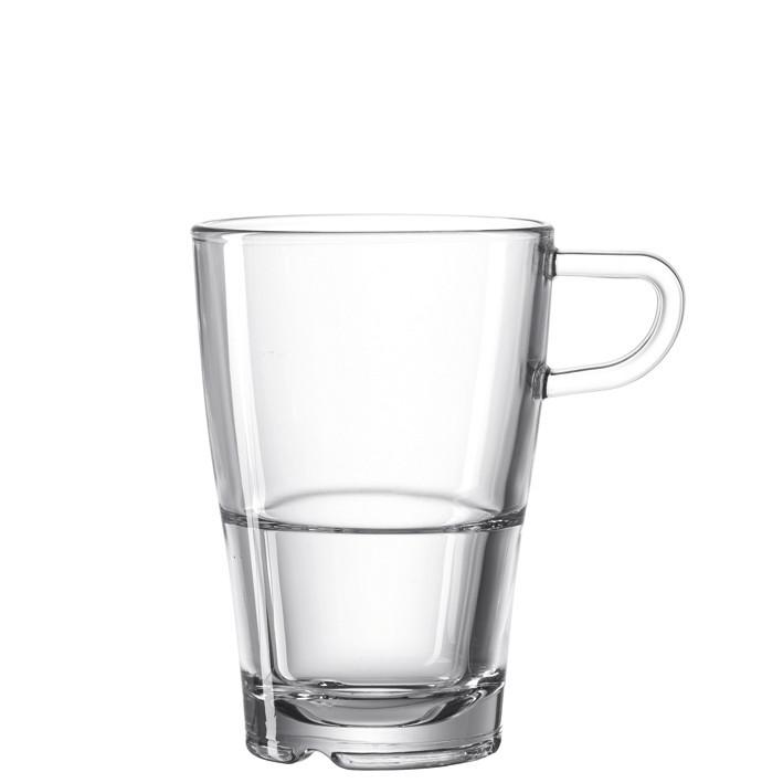 Latte-macchiato-pohár Senso - Átlátszó, modern, Üveg (11,50/12,00/8,30cm) - Leonardo