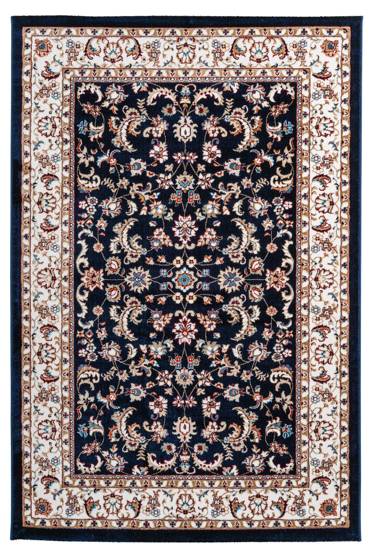 FLACHWEBETEPPICH MY ISFAHAN - Dunkelblau, Lifestyle, Textil (80/150cm) - Novel