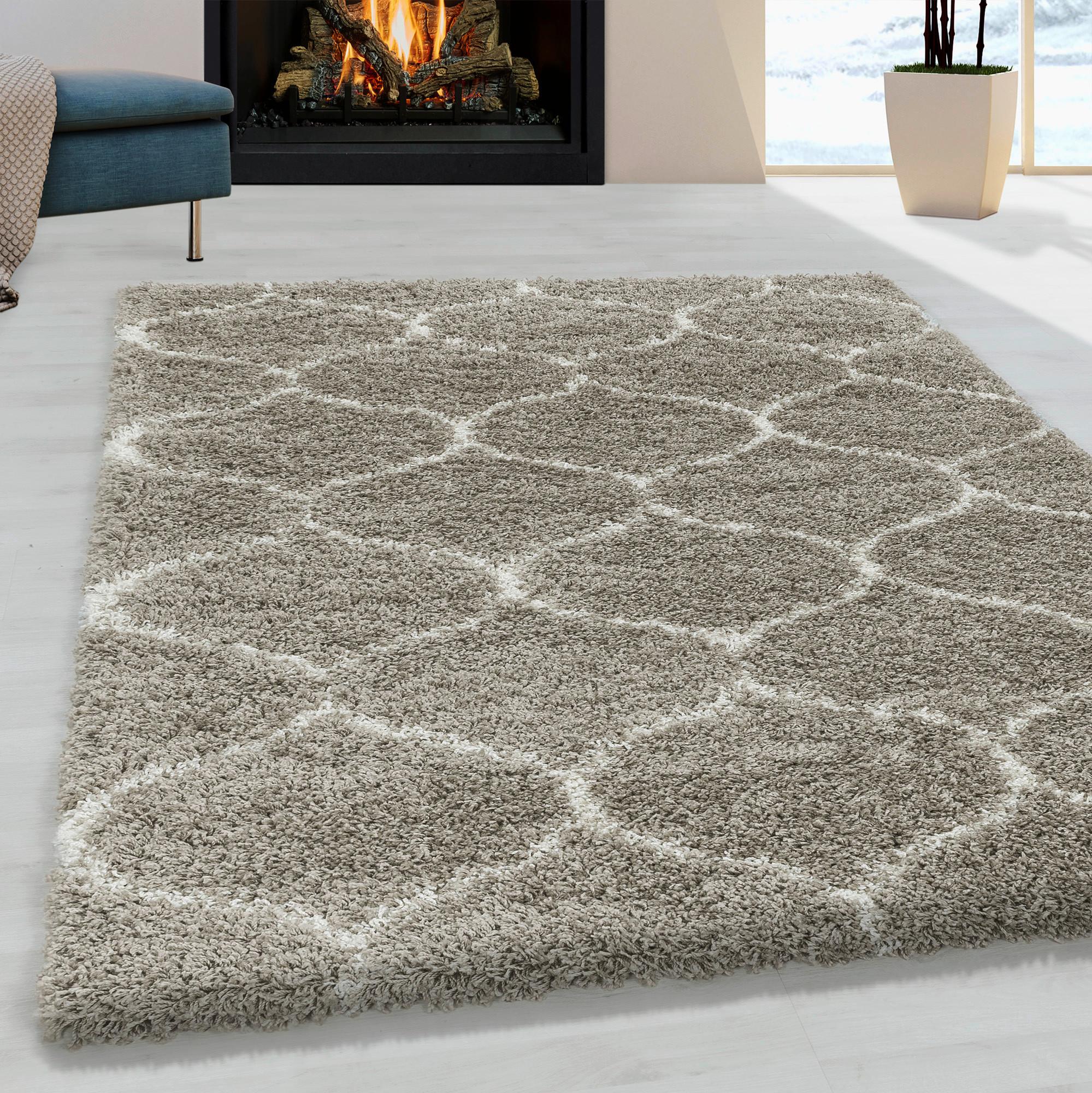 Webteppich Salsa Beige ca. 240x340cm - Beige, Design, Textil (240/340cm)