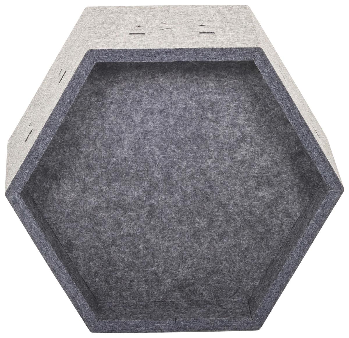 Pregradna Stena Flexmiut Store S, Siva - siva, Moderno, tekstil (31,5/27,5/17,5cm) - MID.YOU