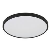 LED-DECKENLEUCHTE 41566-15S NIELSEN - Weiss/Schwarz, Konventionell, Kunststoff (23/3,55cm) - Globo