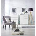 Sideboard in Weiß - Alufarben/Weiß, MODERN, Holzwerkstoff/Kunststoff (150/95/43cm) - MÖMAX modern living