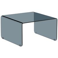 Dohányzóasztal Üveg Wing - szürke, Modern, üveg (70/40cm) - Mömax