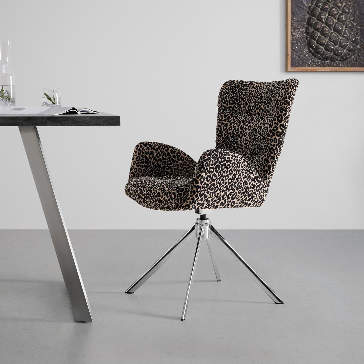 Sessel Liam -Trend- - Chromfarben/Schwarz, Lifestyle, Textil/Metall (58/65/91cm) - Mömax