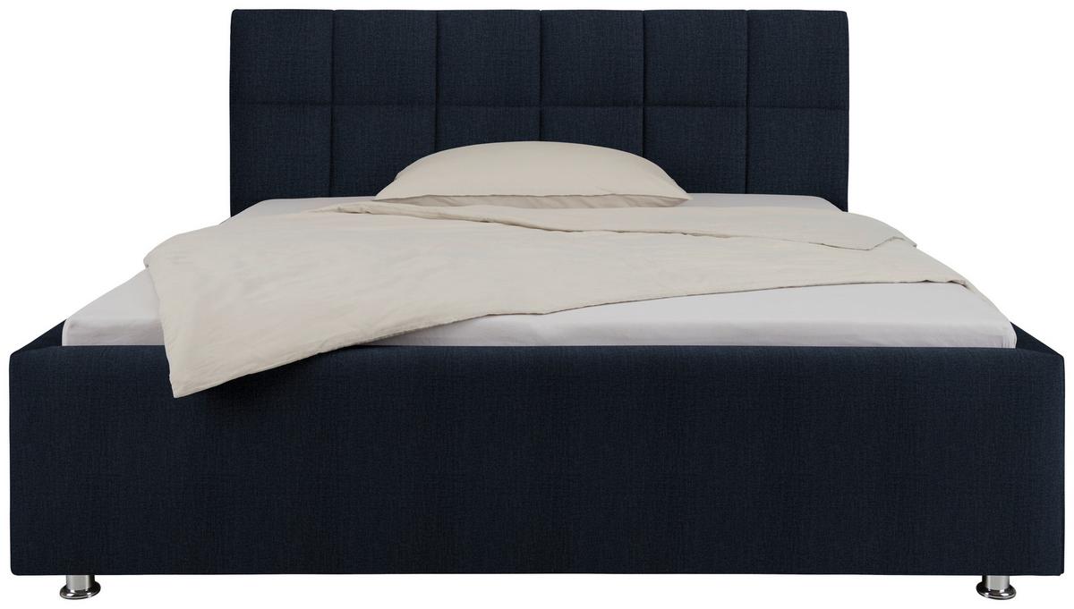 Oblazinjena Postelja Bogner, 180x200, Antracit - barve kroma/antracit, Konvencionalno, tekstil (180/200cm) - Premium Living