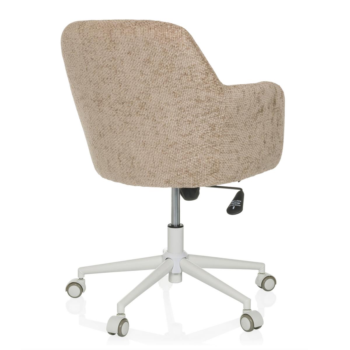 Vrtljivi Stol Solao Home, Bež - bela/bež, Moderno, kovina/umetna masa (58/78/60cm) - MID.YOU