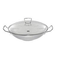WOK 0682335001 FISSLER - Basics, metal/szkło (35cm) - Fissler