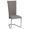 Schwingstuhl in Schlammfarben - Braun, MODERN, Textil/Metall (43/101/59cm) - MÖMAX modern living