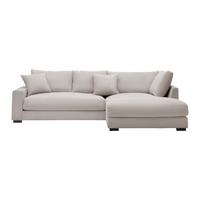 Ecksofa Pedro Greige - Greige/Beige, MODERN, Kunststoff/Textil (300/190cm) - Mömax