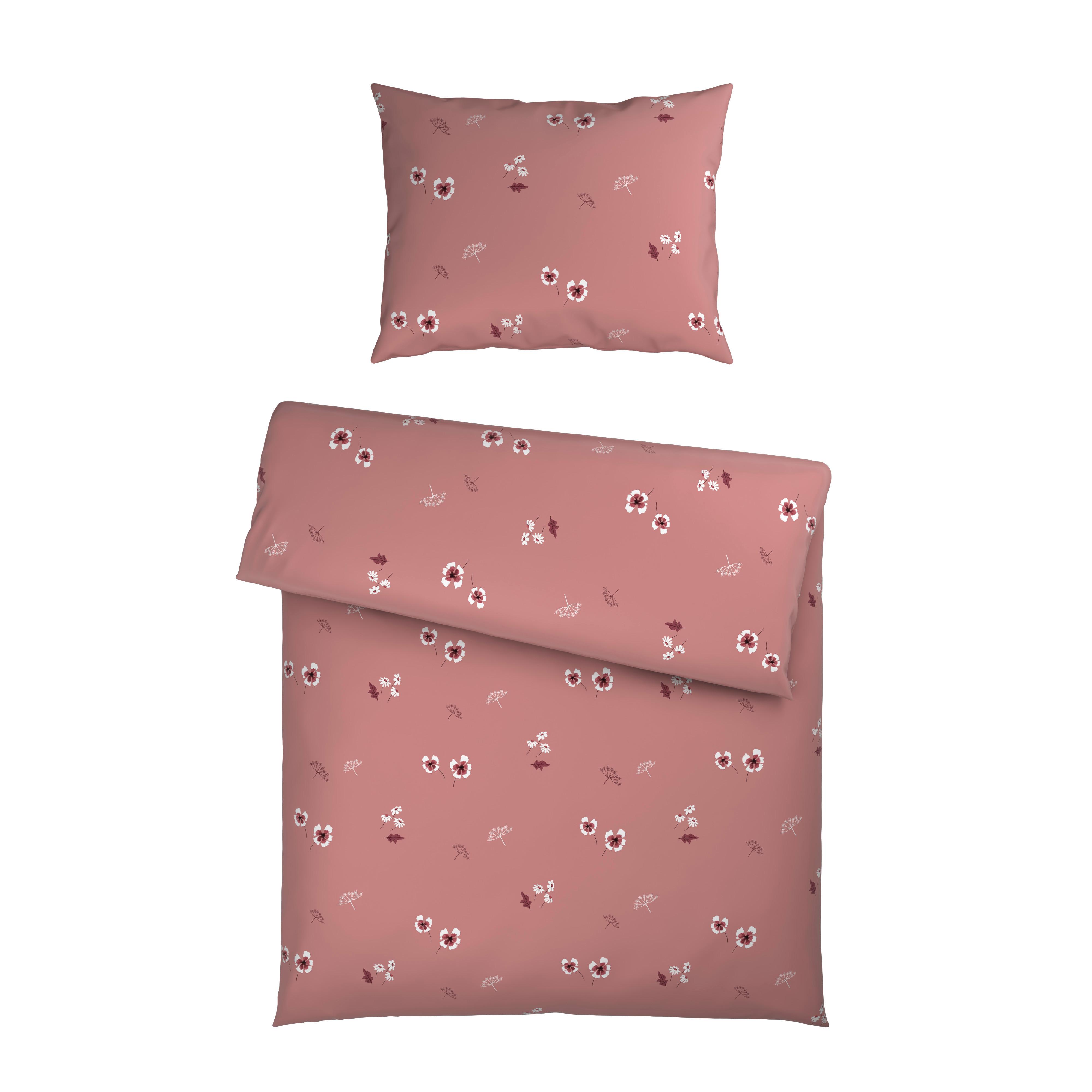 Bettwäsche Nelly Rosa ca. 140x200cm - Rosa, MODERN, Textil (140/200cm) - Mömax