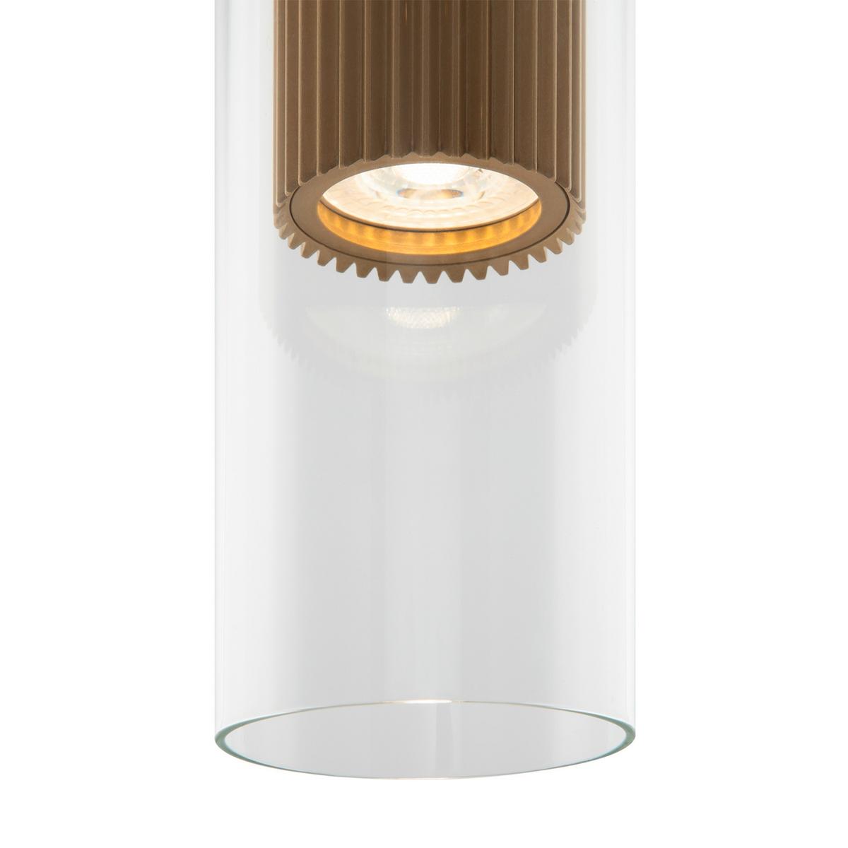 Pendelleuchte Dynamics Goldfarben max. 50 Watt - Transparent/Goldfarben, Trend, Glas/Metall (8/32cm) - MAYTONI