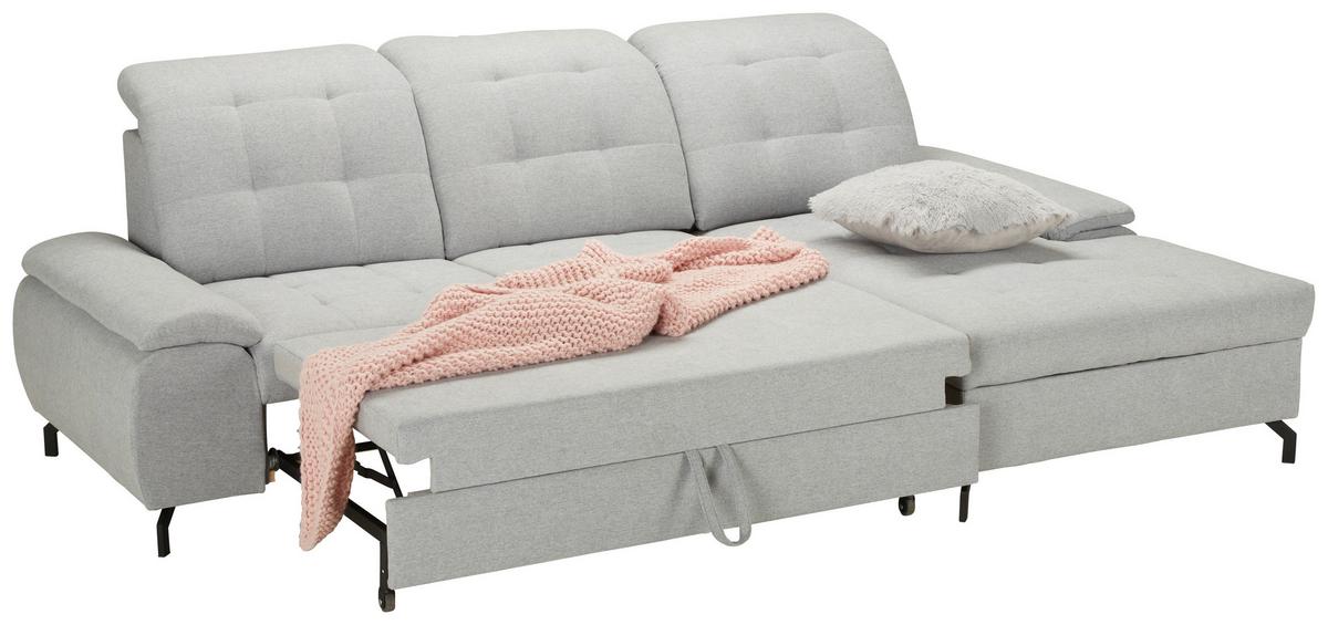 Sarokkanapé Como Mini - szürke, Modern (263/106/167cm) - Mömax