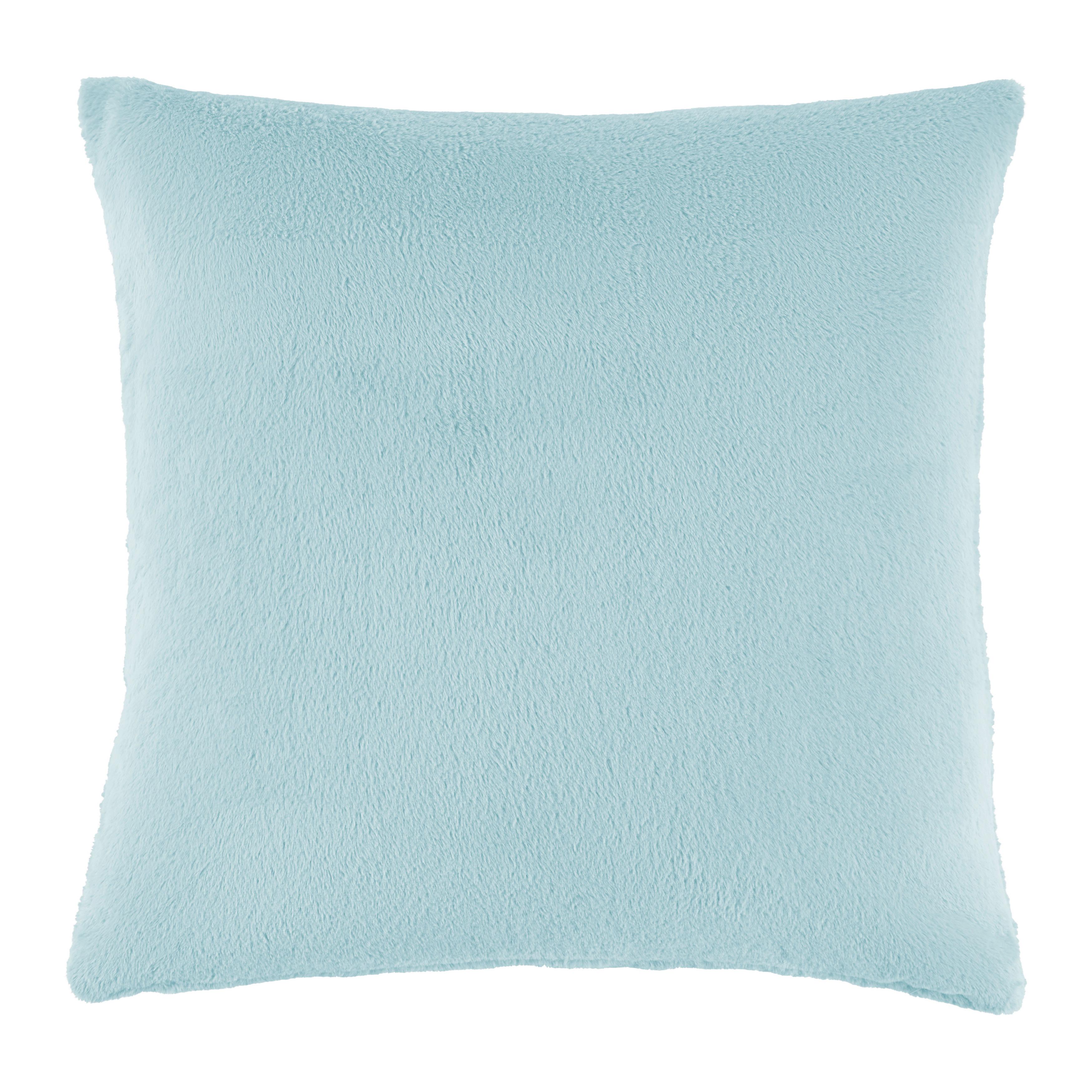 Zierkissen Minki Hellblau ca. 45x45cm - Hellblau, Textil (45/45cm) - Mömax