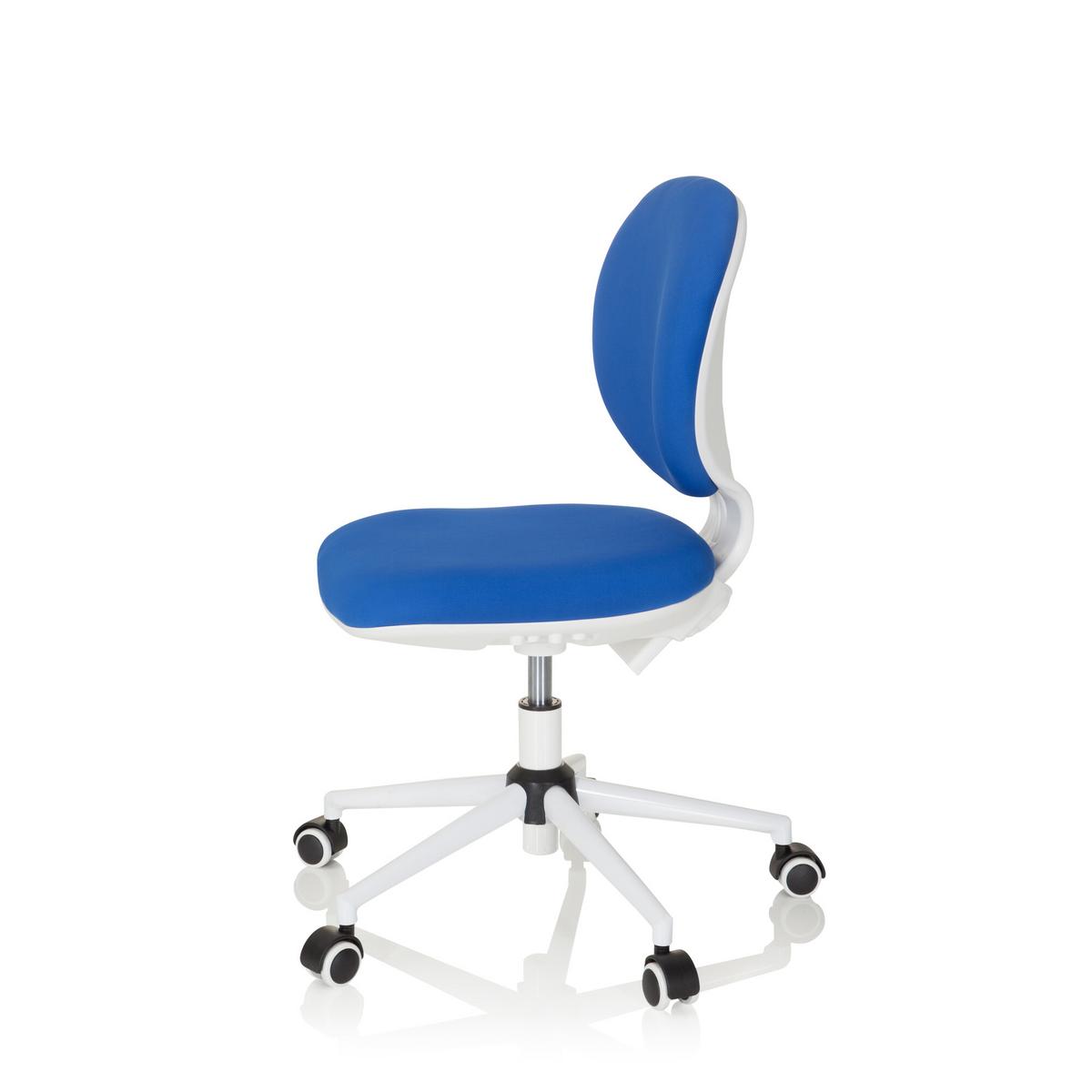 Jugenddrehstuhl Kid Vivo Stoff Blau/Weiß - Blau, Basics, Kunststoff (43/82-95/56cm) - MID.YOU