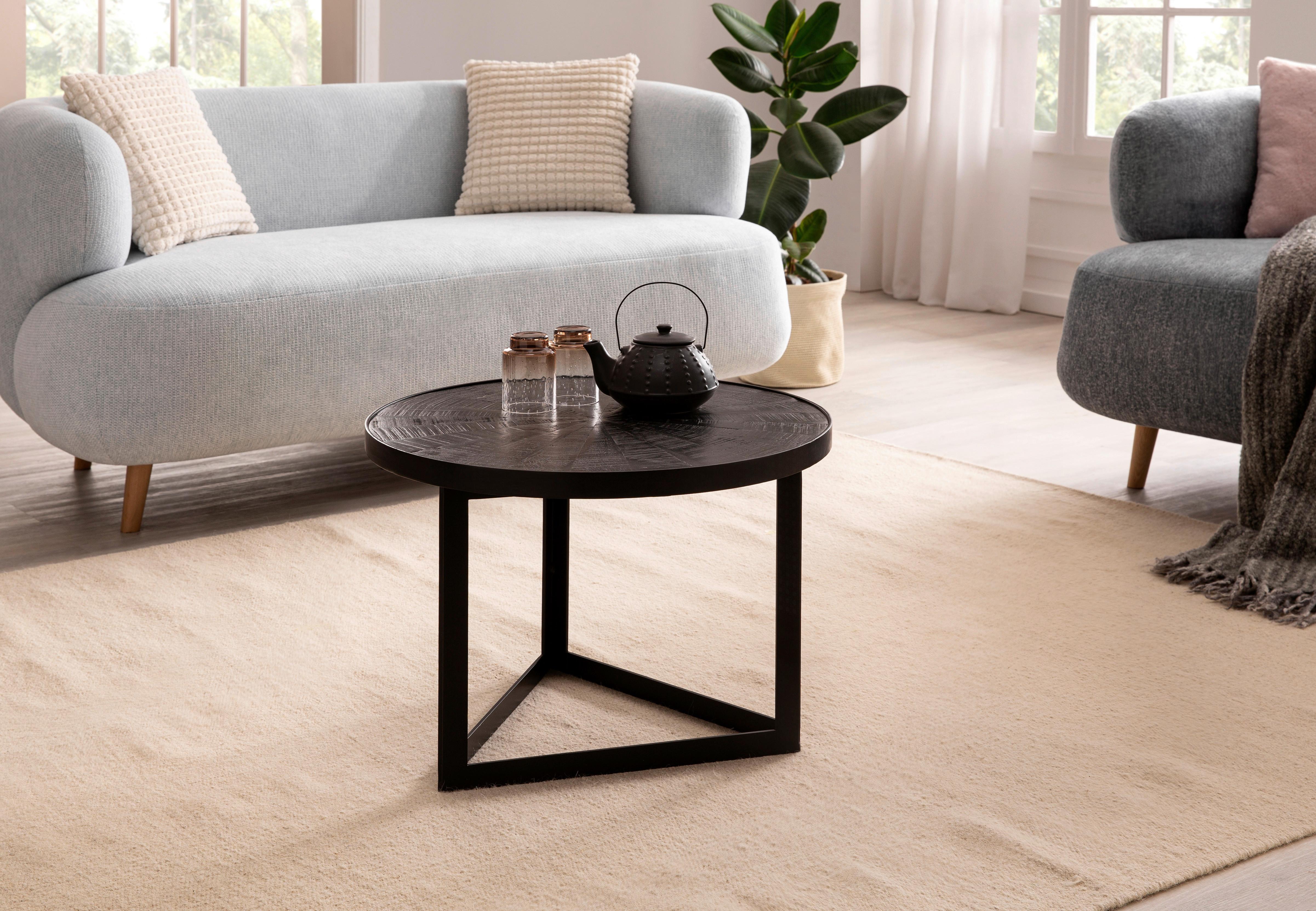COUCHTISCH WL6.790 - Schwarz, Design, Holz/Holzwerkstoff (58/58/40cm) - MID.YOU