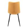 STOL SURI - svart/gul, Modern, metall/trä (46/87/59cm) - Bessagi Home