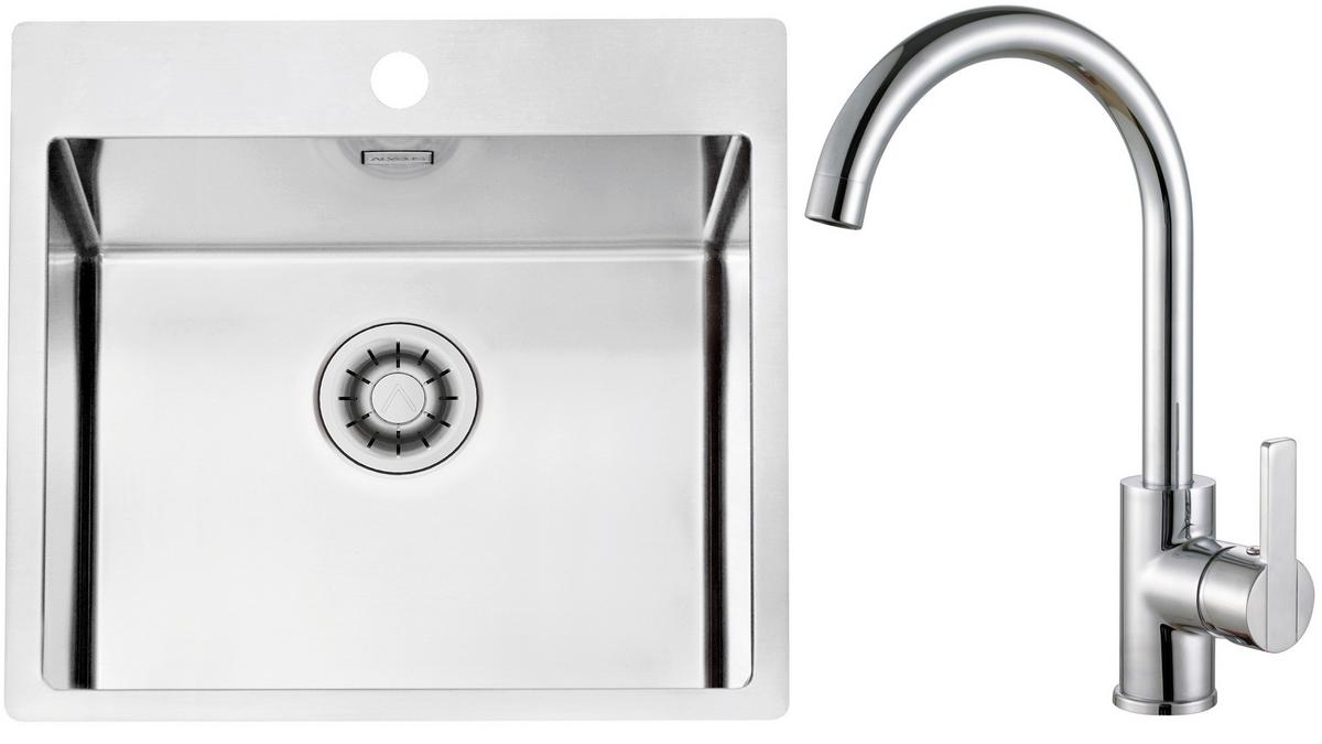 Set Sudopera I Slavine Pure 30 + Tonia Sat - boje kroma, Konvencionalno, metal (51,5/52,5cm)