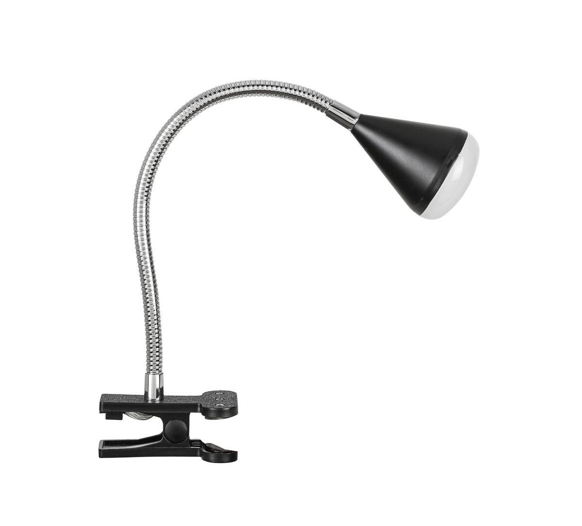 LAMPA ZACISKOWA LED FLEX *SBB* - czarny/przezroczysty, Basics, tworzywo sztuczne/metal (42/6/10cm) - Boxxx