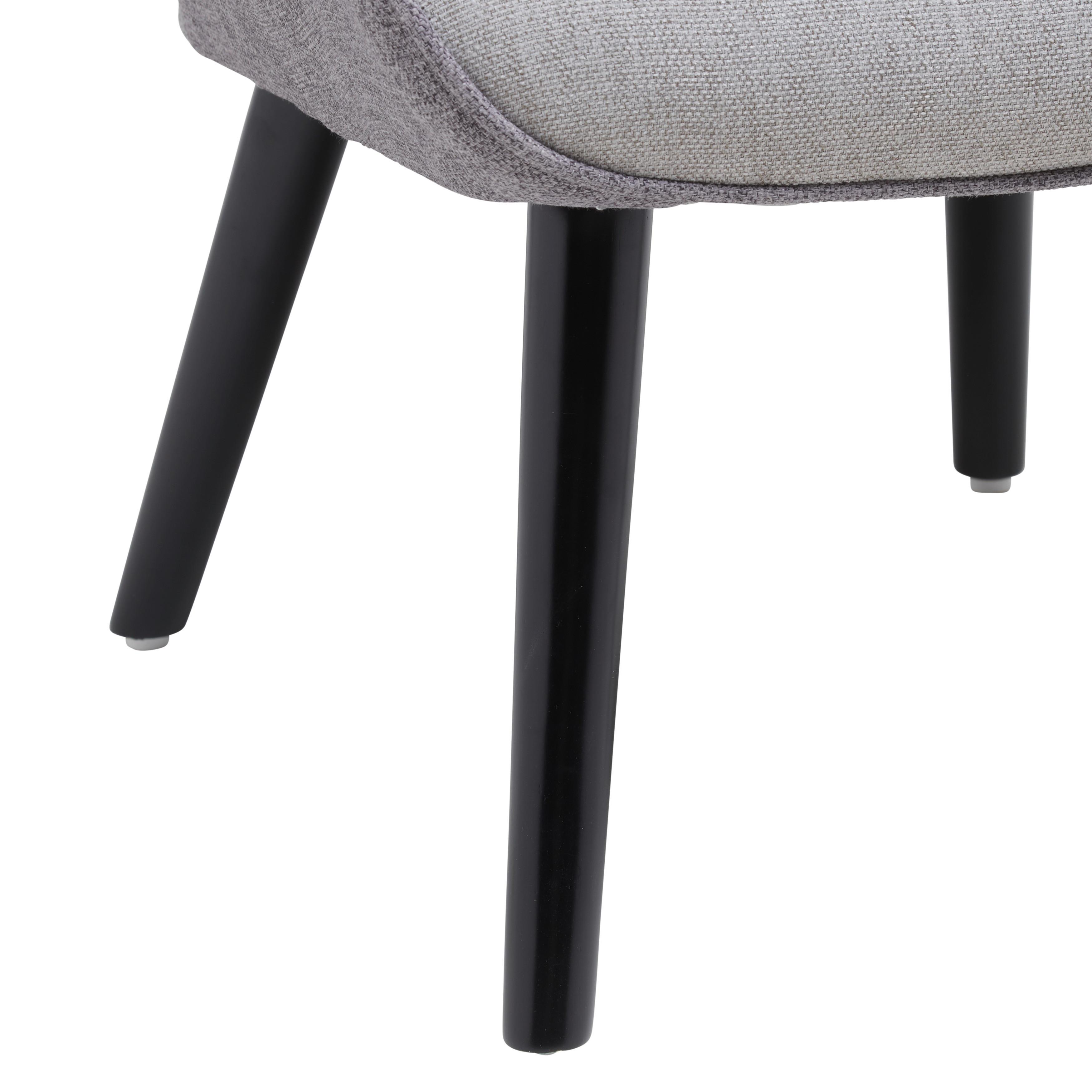 Relaxsessel Chester Hellgrau - Dunkelgrau/Hellgrau, MODERN, Holz/Textil (66/94/74cm) - Mömax