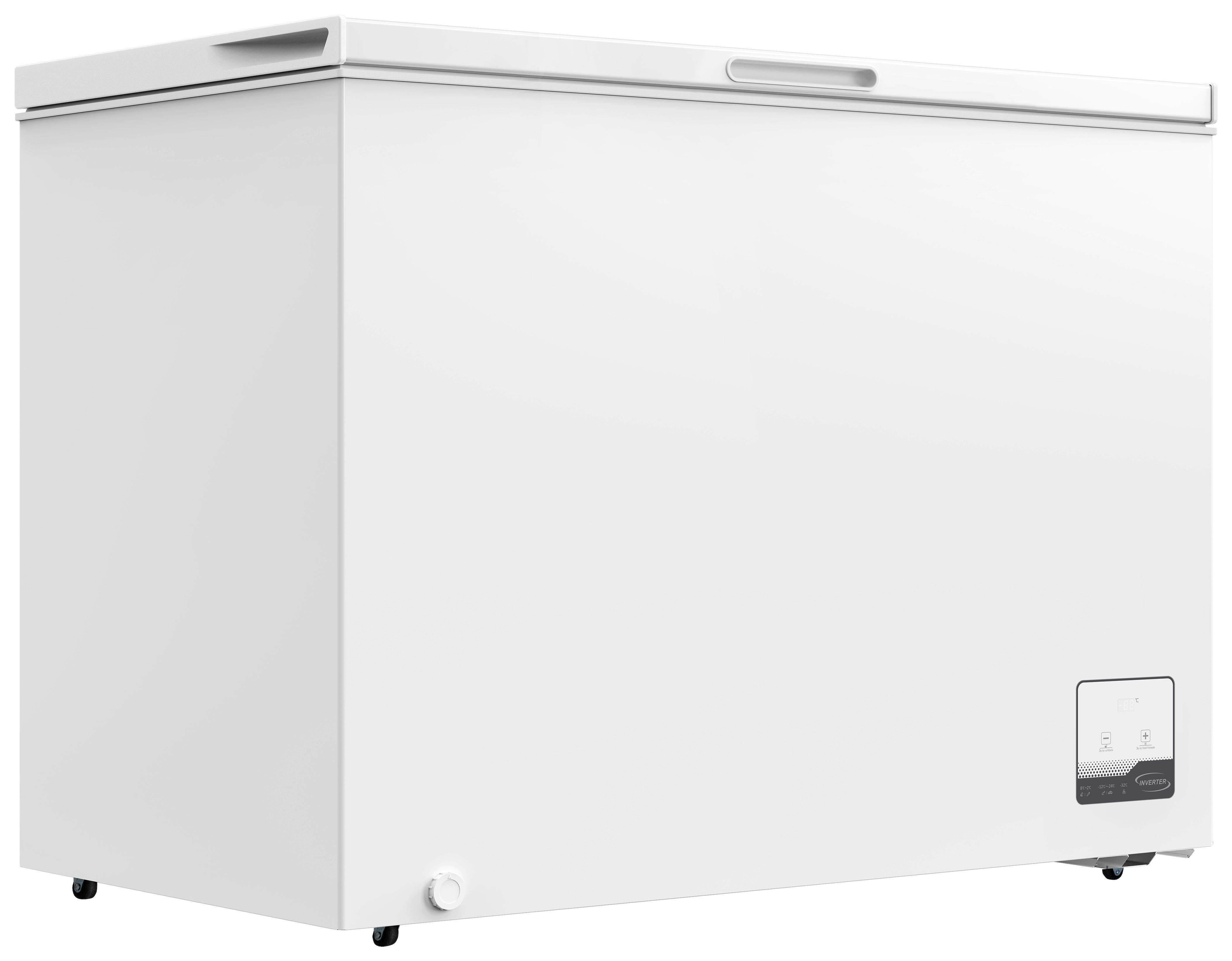 Gefriertruhe GT300E Weiß - Weiß, Trend, Kunststoff (112,5/83,5/61cm) - PKM