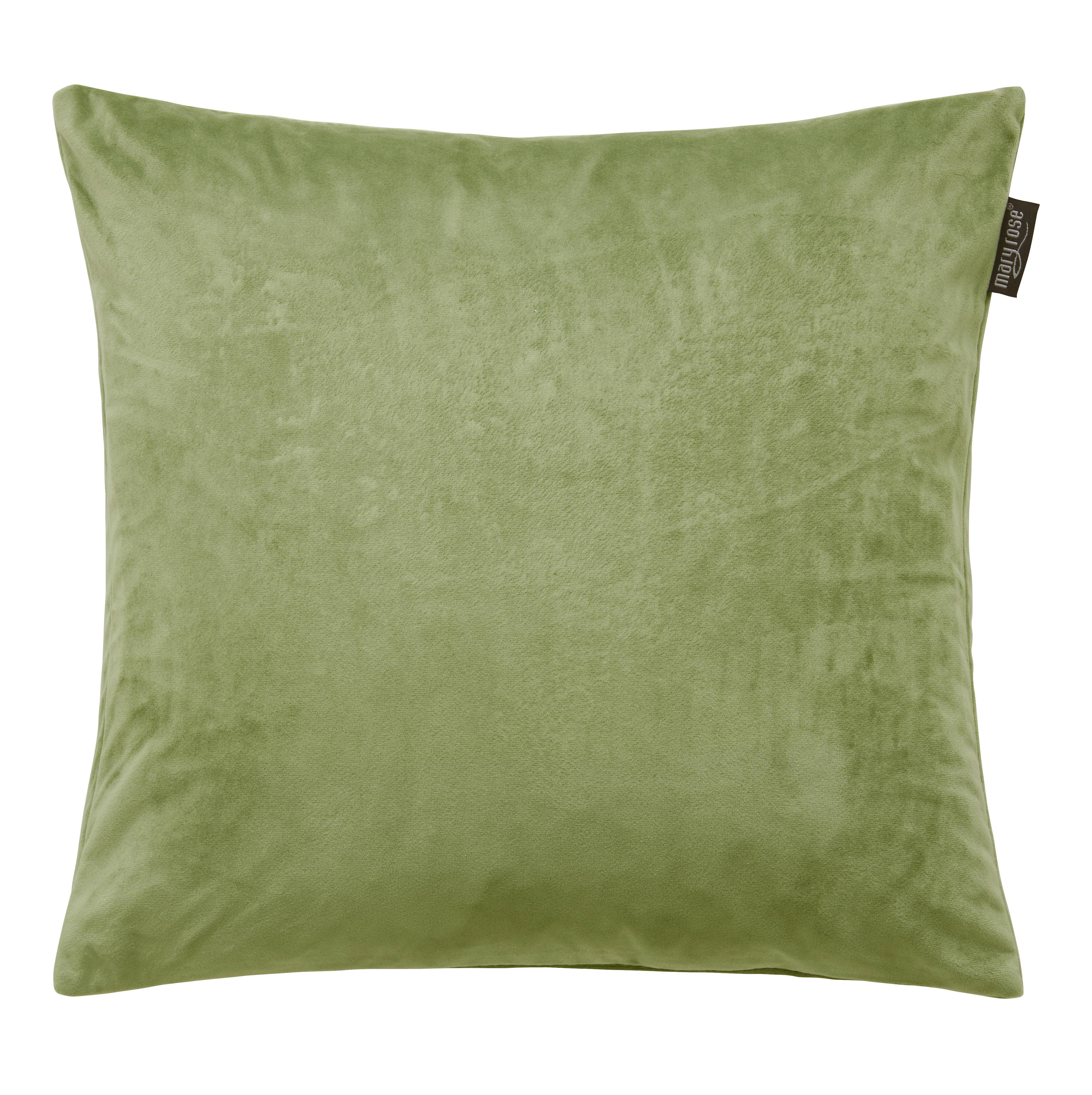 Zierkissen GWYN in Dunkelgrün ca. 40x40cm - Dunkelgrün, MODERN, Textil (40/40cm) - Mary's