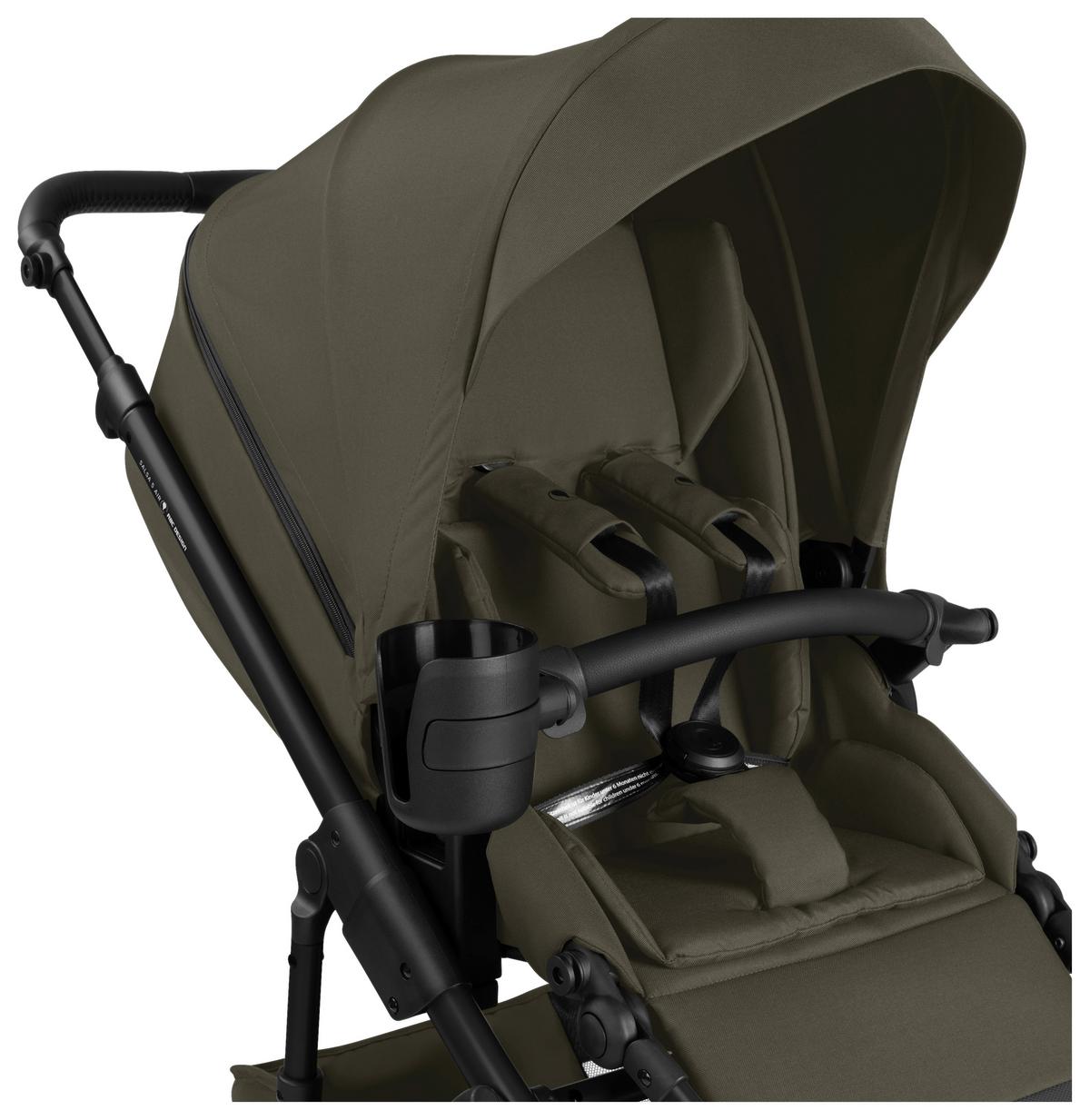 WÓZEK DZIECIĘCY SALSA 5 AIR - szarobrązowy, Basics (63/118/95.5cm) - ABC Design