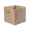 Faltbox Bobby ca. 34l - Beige, MODERN, Karton/Textil (33/32/33cm) - Premium Living
