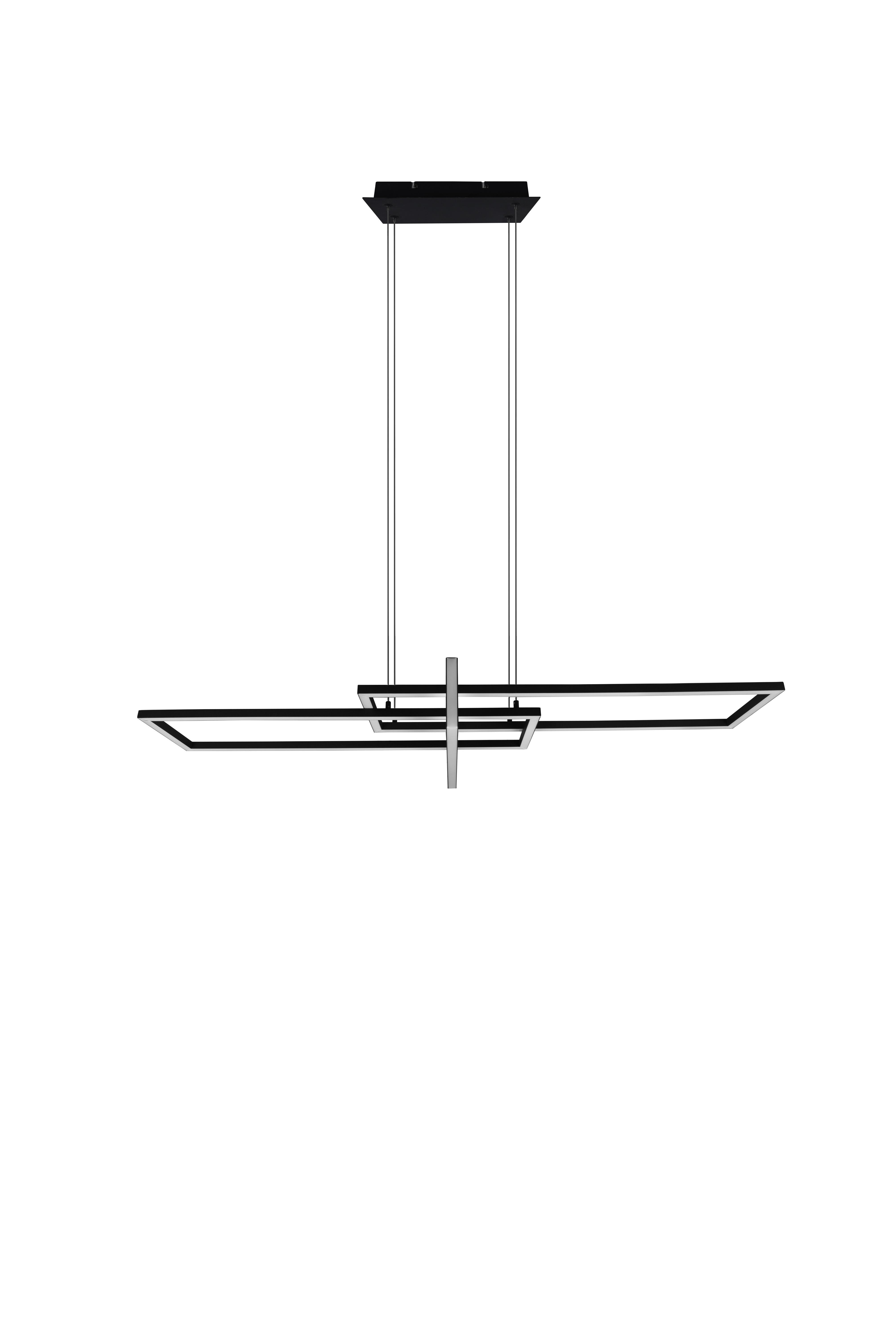 LED-Hängeleuchte Salinas in Schwarz max. 34 Watt - Schwarz, Design, Metall (110/40/150cm) - Trio Leuchten