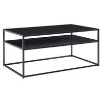 Dohányzóasztal Mid.you - fekete, Modern, fém (100/60/45cm) - MID.YOU