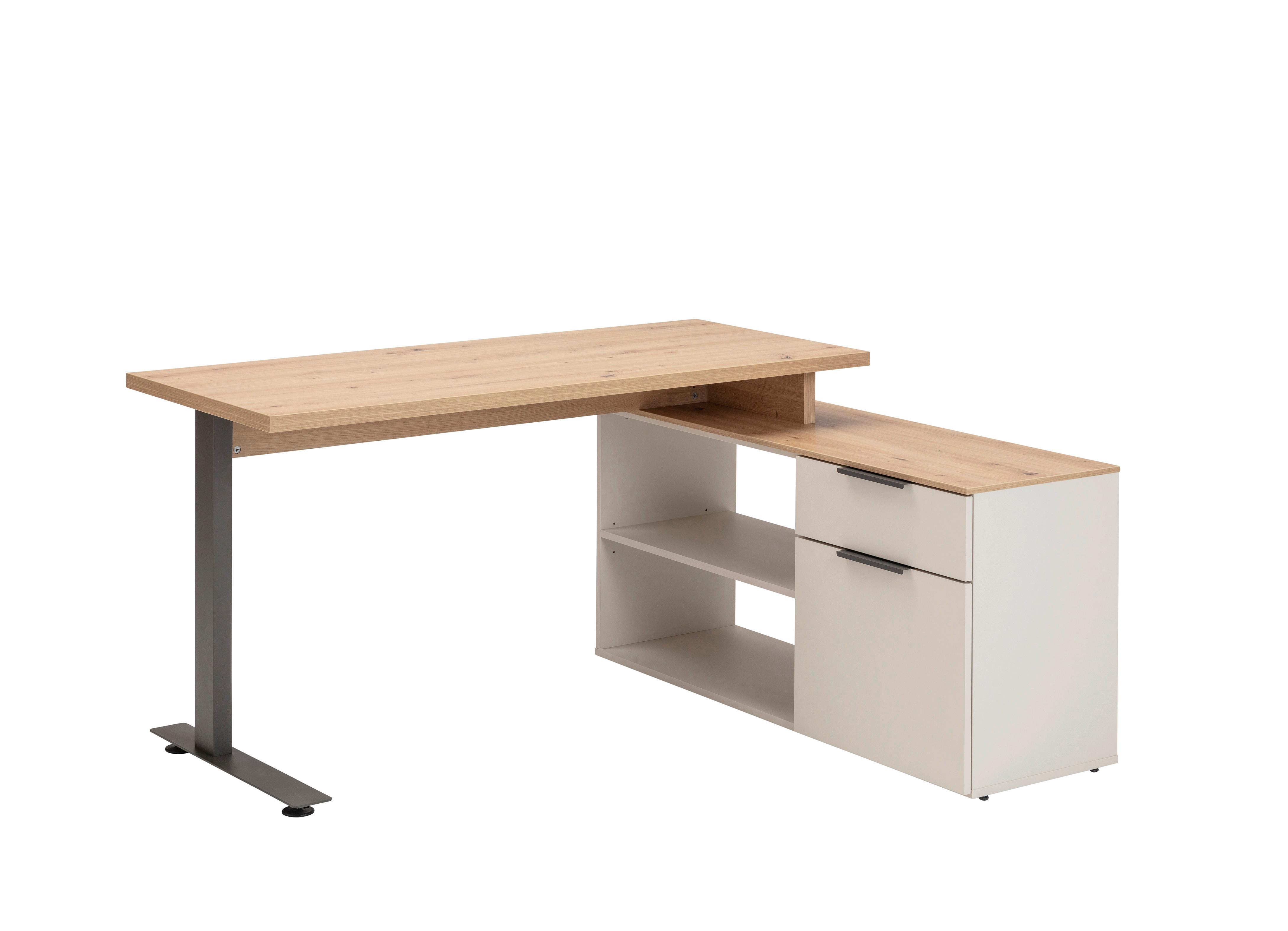 Radni Sto Pronto - kašmir/antracit, Moderno, metal/pločasti materijal (149,5/74/120cm) - Modern Living