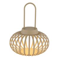 Akku-Tischleuchte Allegra Sandfarben max. 1 Watt - Sandfarben, MODERN, Kunststoff/Metall (20,5/25,5cm) - Globo