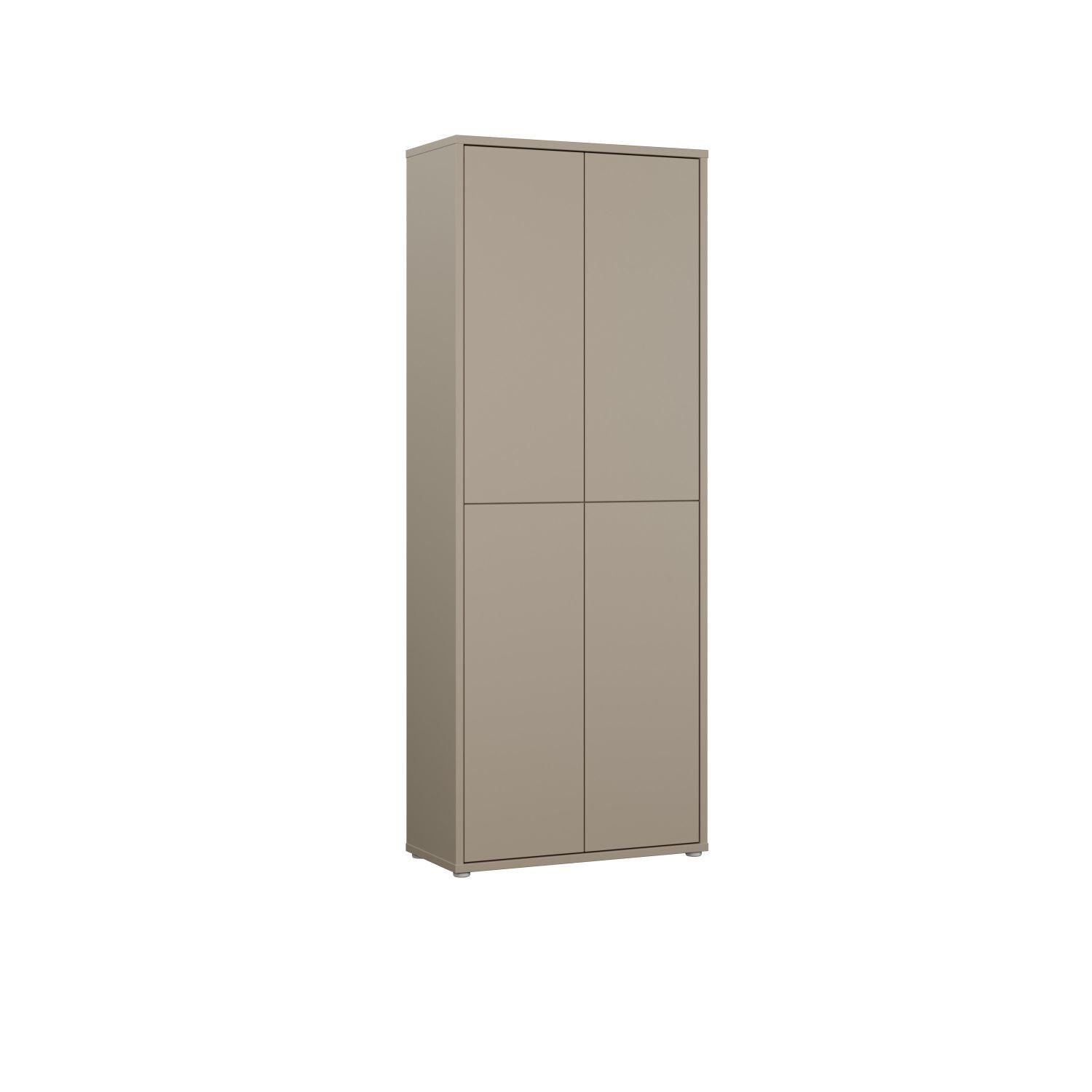 Ormar Za Cipele Alice Springs - siva/taupe, Moderno, drvni materijal/plastika (74,5/191.9/34,9cm) - Modern Living