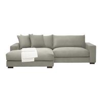 Ecksofa Pedro Taupe - Taupe, MODERN, Textil (180/83/265cm) - Mömax