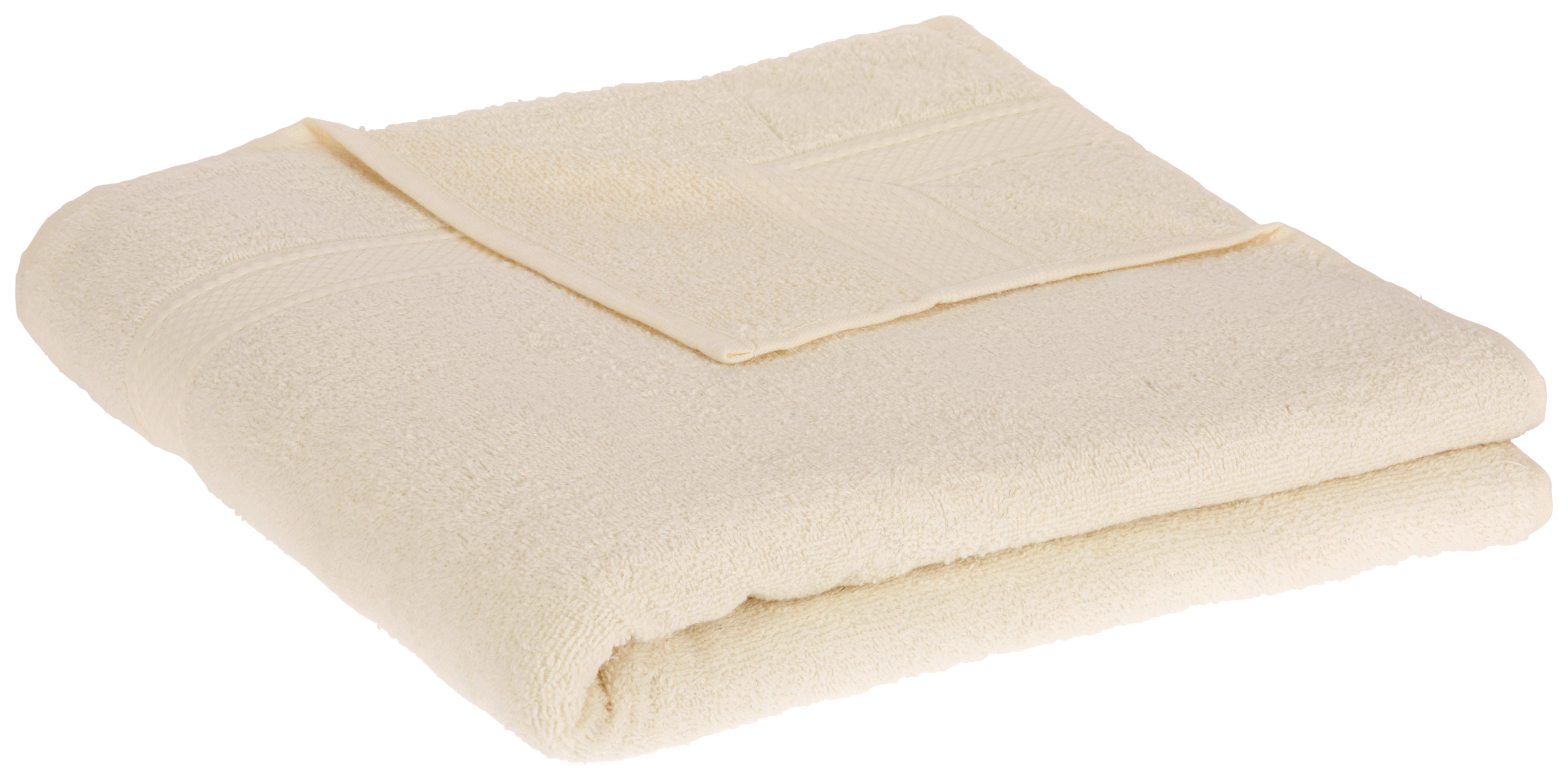 Duschtuch Cindy in Weiss ca. 70x140cm - Grauweiß (70/140cm) - Modern Living