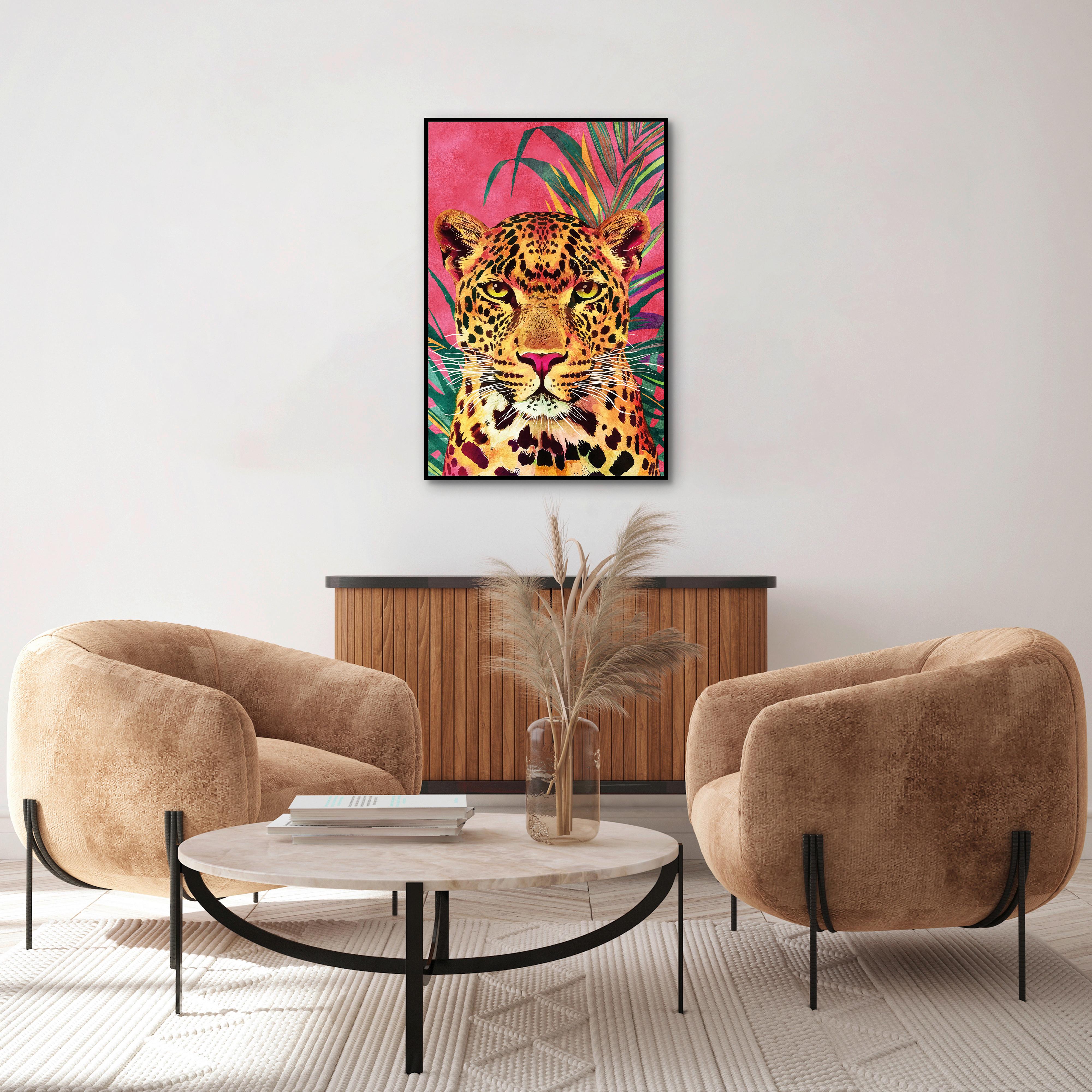 Keilrahmenbild Denise Small Multicolor ca. 60x90cm - Multicolor/Schwarz, MODERN, Holzwerkstoff/Kunststoff (60/90cm) - Premium Living