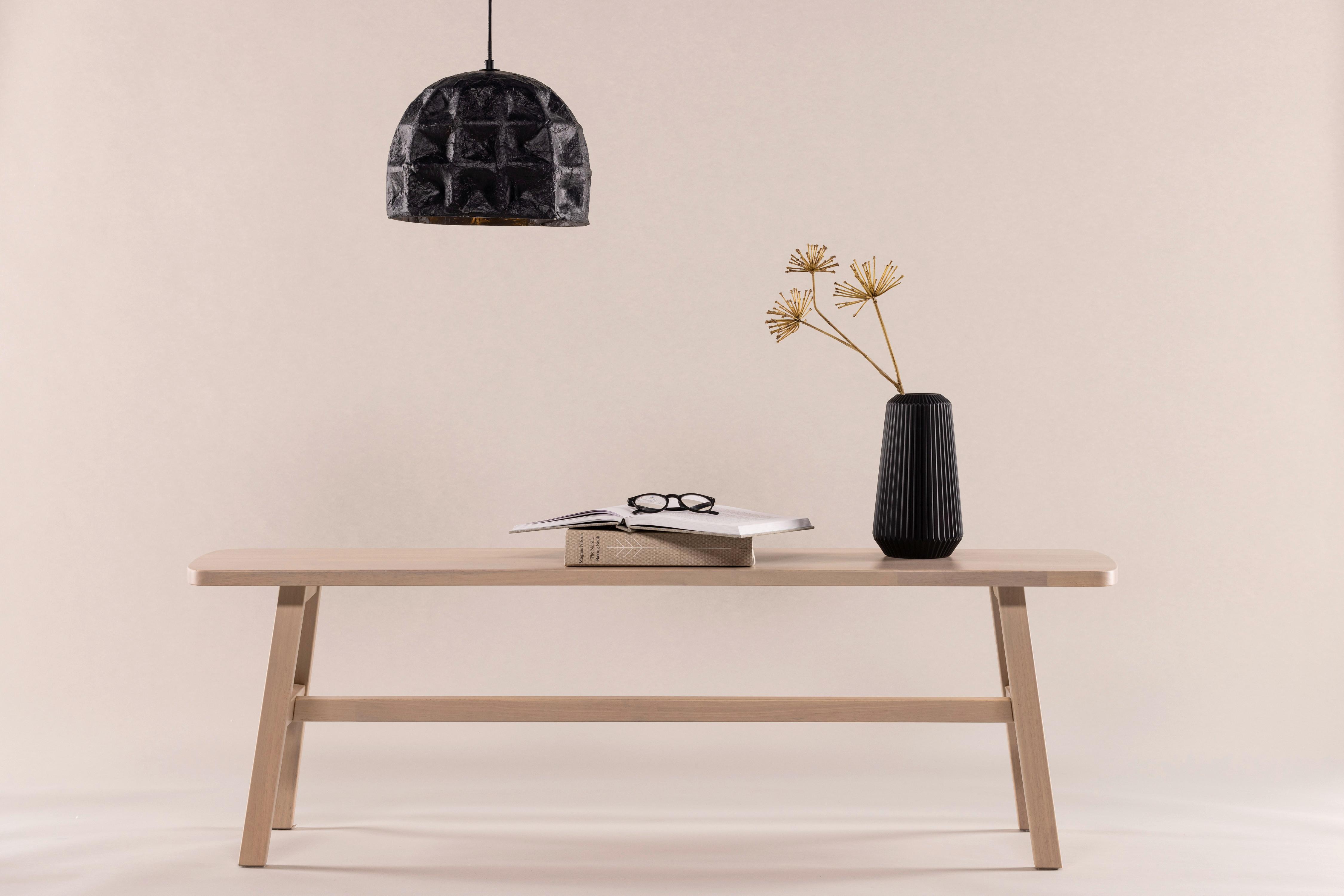 SITZBANK HÄLSÖ - Weiß, Design, Holz (140/45/35cm) - Livetastic