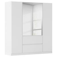 DULAP USI ROTATIVE NIDDA - argintiu/alb, Basics, material pe bază de lemn (181/197/54cm) - Modern Living