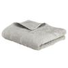 Handtuch Melanie in Hellgrau ca. 50x100cm - Hellgrau, Textil (50/100cm) - Modern Living