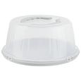 Suport Cu Clopot Pentru Tort Marcel - alb/verde, plastic (33/15cm) Suport Cu Clopot Pentru Tort Marcel - alb/verde, plastic (33/15cm)