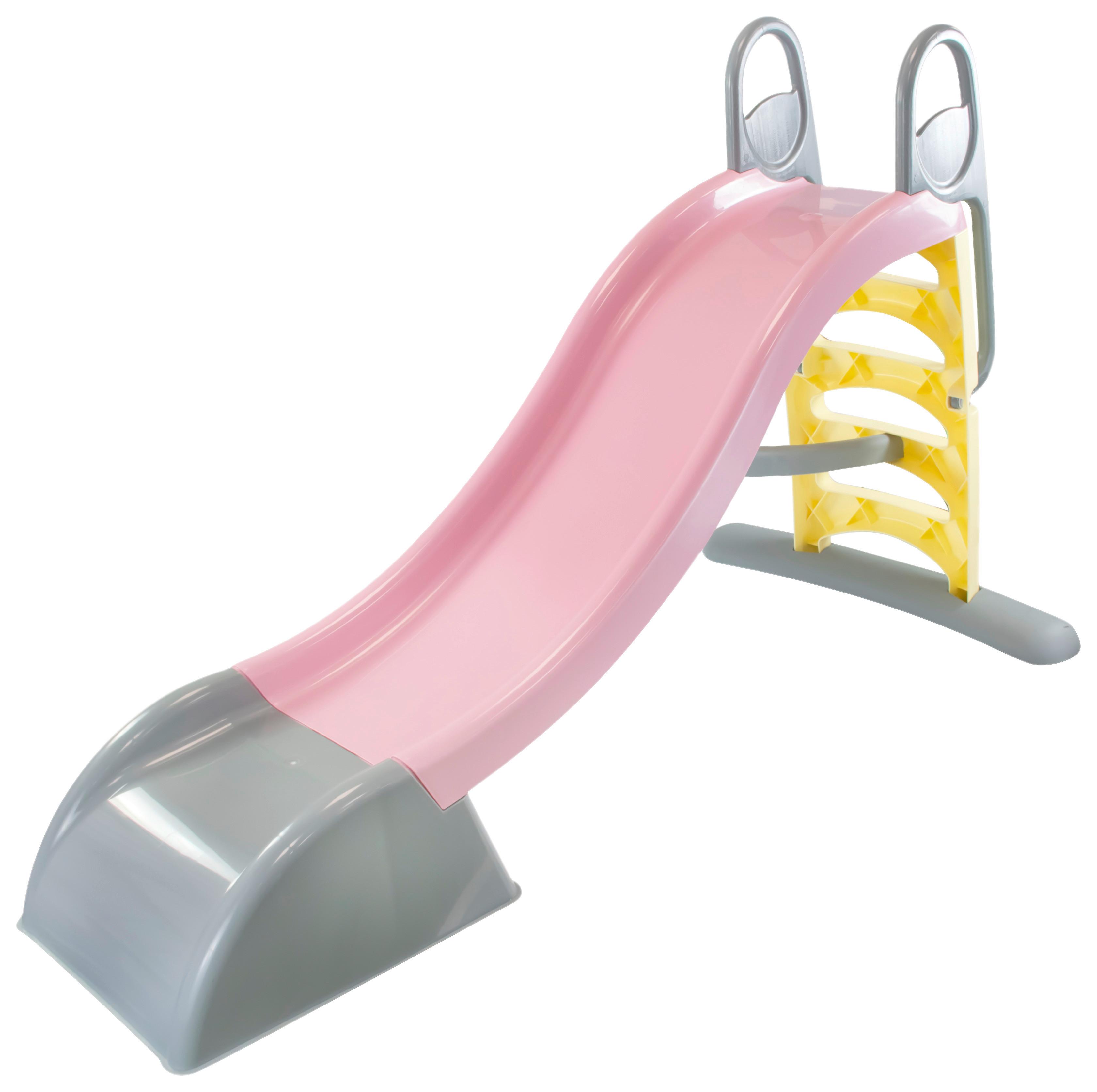 Kinderrutsche Large Slide Hellrosa - Hellrosa, KONVENTIONELL, Kunststoff (84,5/110/182cm)