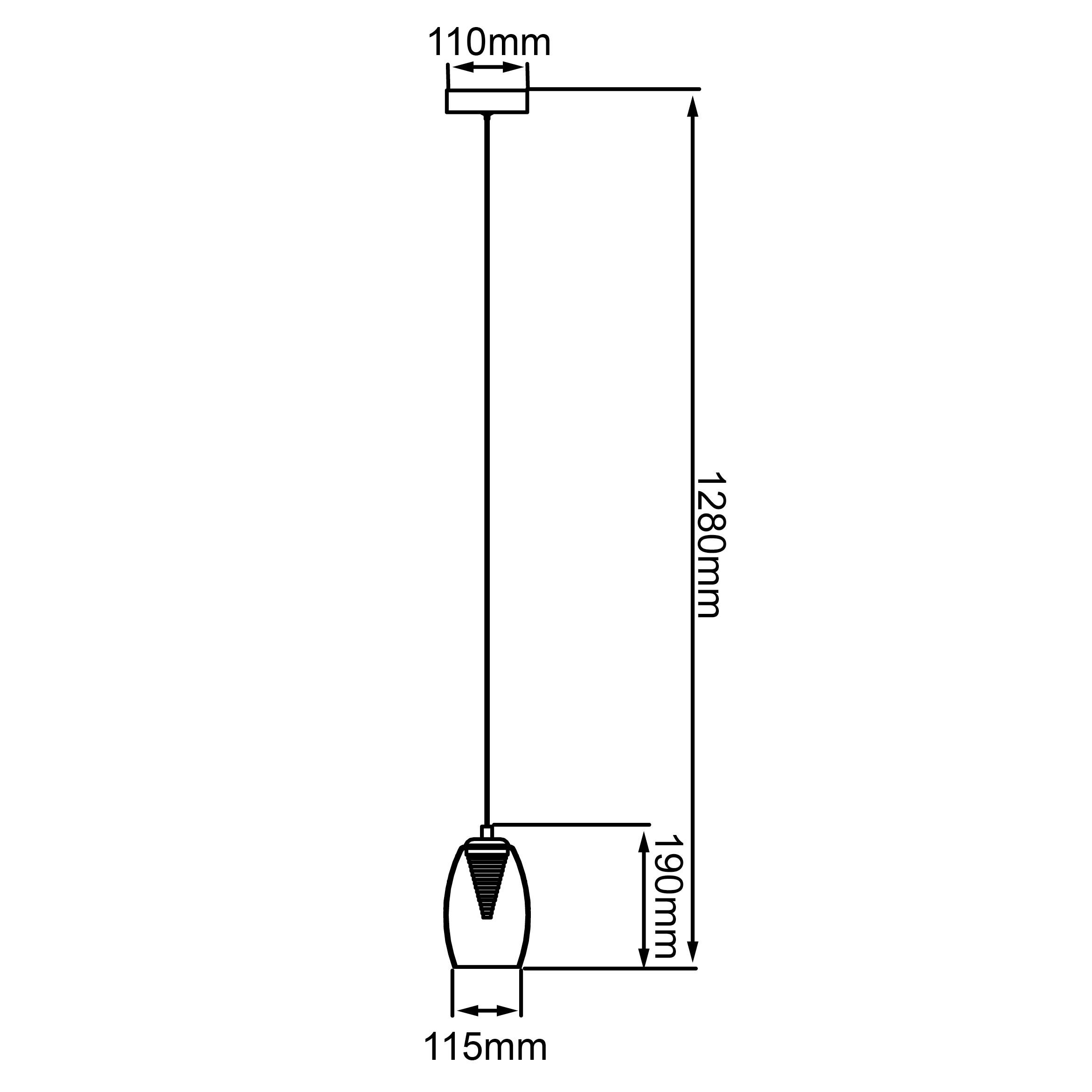 LED-Hängeleuchte Metropolis in Grau/Chromfarben max.5 Watt - Chromfarben/Grau, Design, Glas/Metall (11,5/128cm) - Brilliant