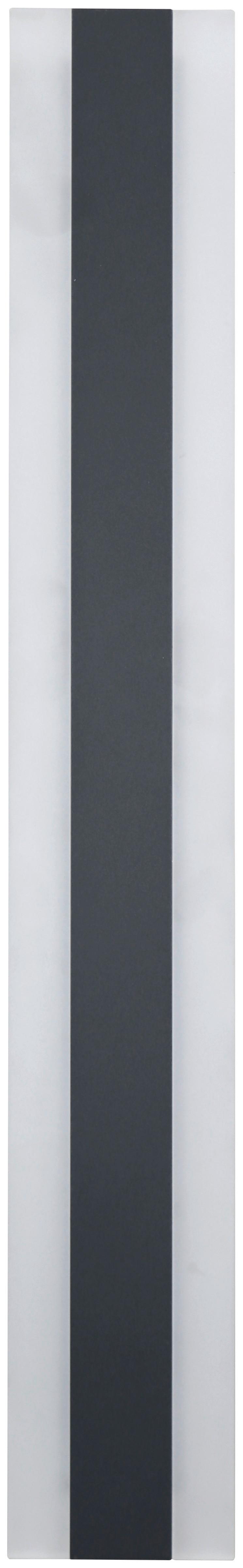 Außenwandleuchte Irena Anthrazit max. 18 Watt - Anthrazit, Design, Metall (100/9/5cm)