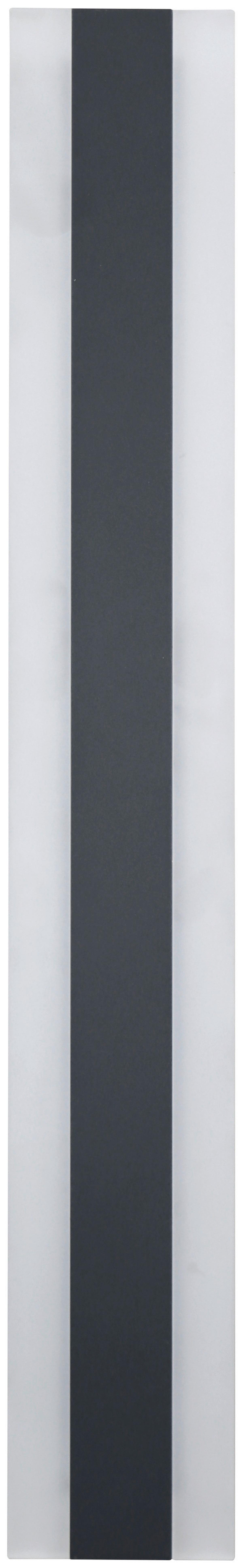 Außenwandleuchte Irena Anthrazit max. 18 Watt - Anthrazit, Design, Metall (100/9/5cm)