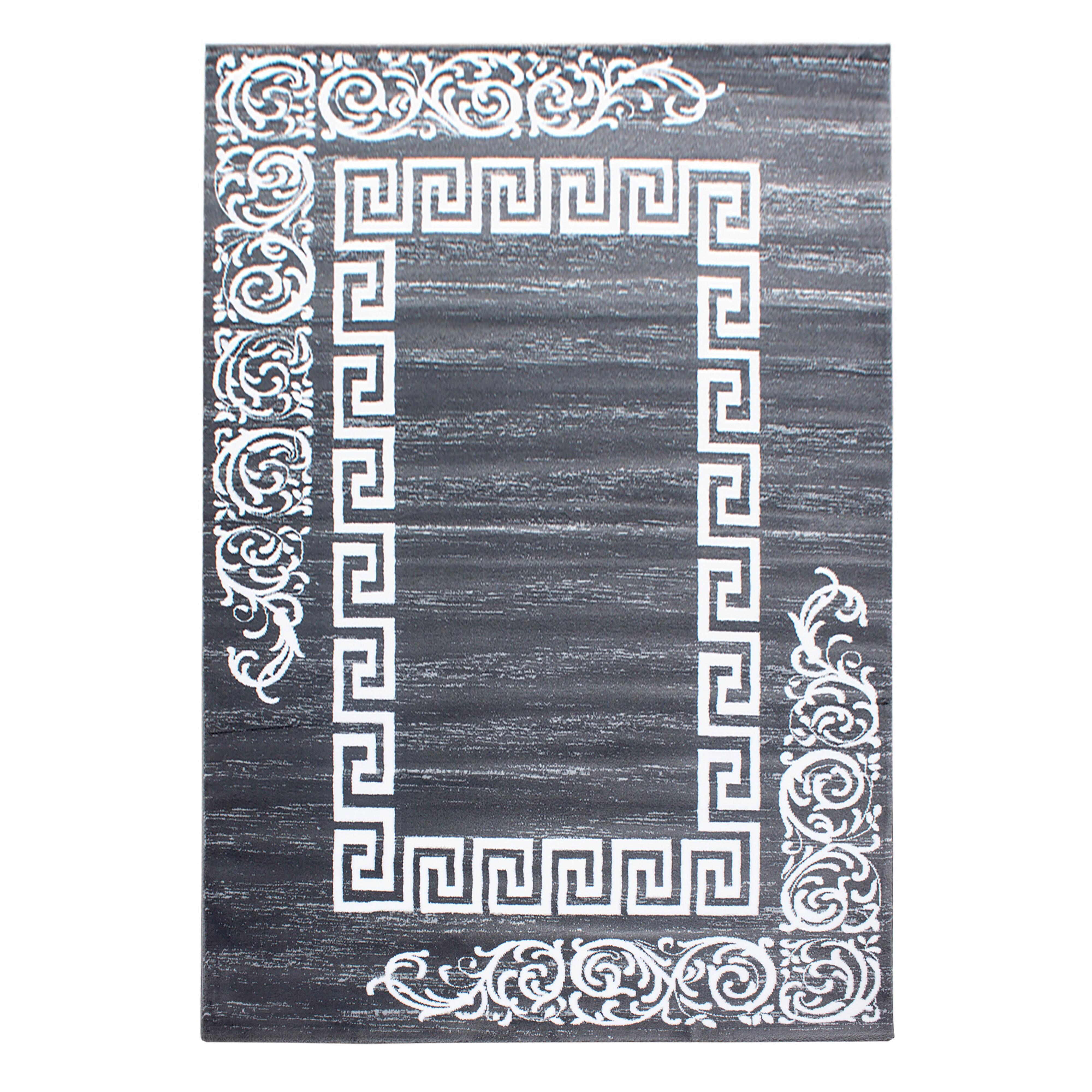 Ravno Tkana Preproga Miami, Siva, 240x340cm - siva, Design, tekstil (240/340cm) - Novel