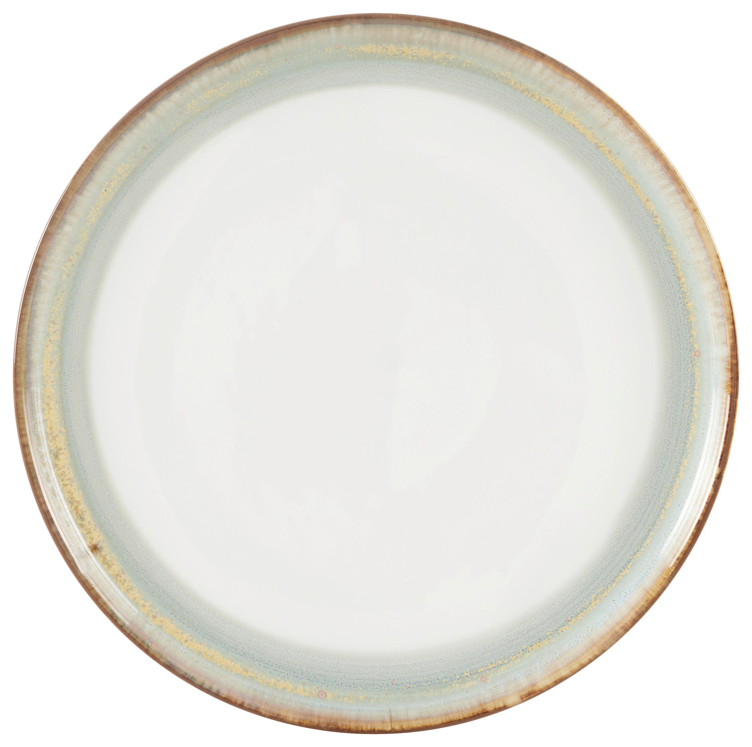 Farfurie pentru desert Saturn - verde, Modern, ceramică (21,5cm) - Mömax