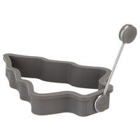 Spiegeleierform Christmas Fable Grau - Grau, KONVENTIONELL (12,5/10/1,8cm) - Modern Living