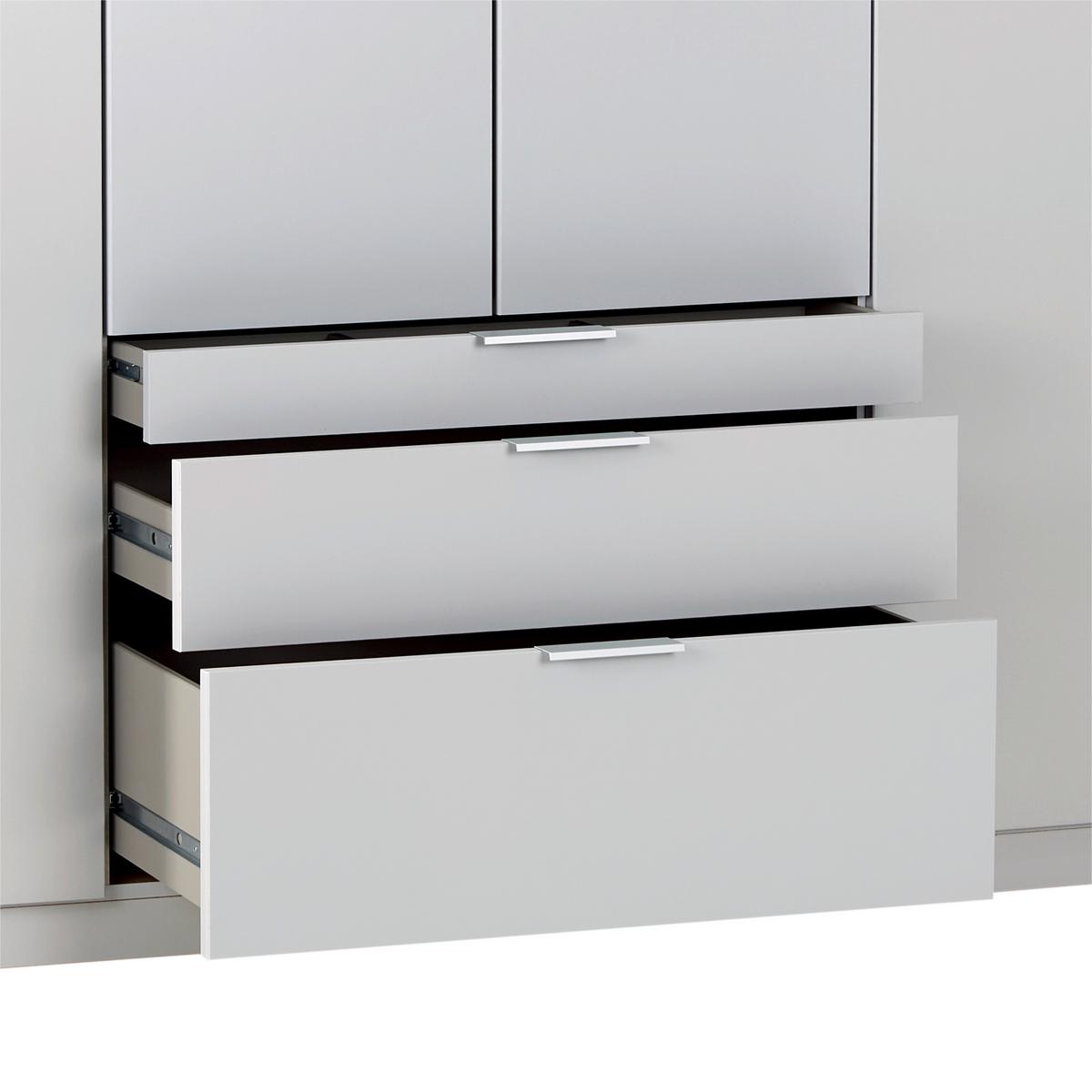 DULAP USI ROTATIVE ALABAMA - gri deschis, Modern, material pe bază de lemn (271/229/54cm) - Modern Living