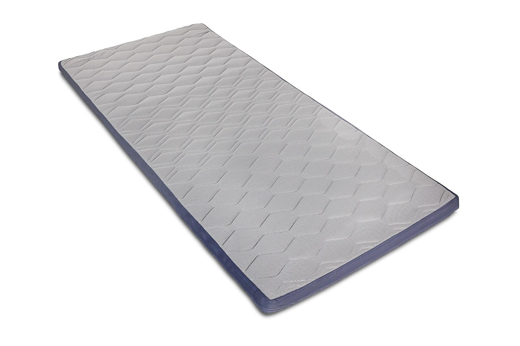 Topper Visco H2/3 ca. 90x200cm - Dunkelgrau, Basics, Textil (90/200cm) - MID.YOU