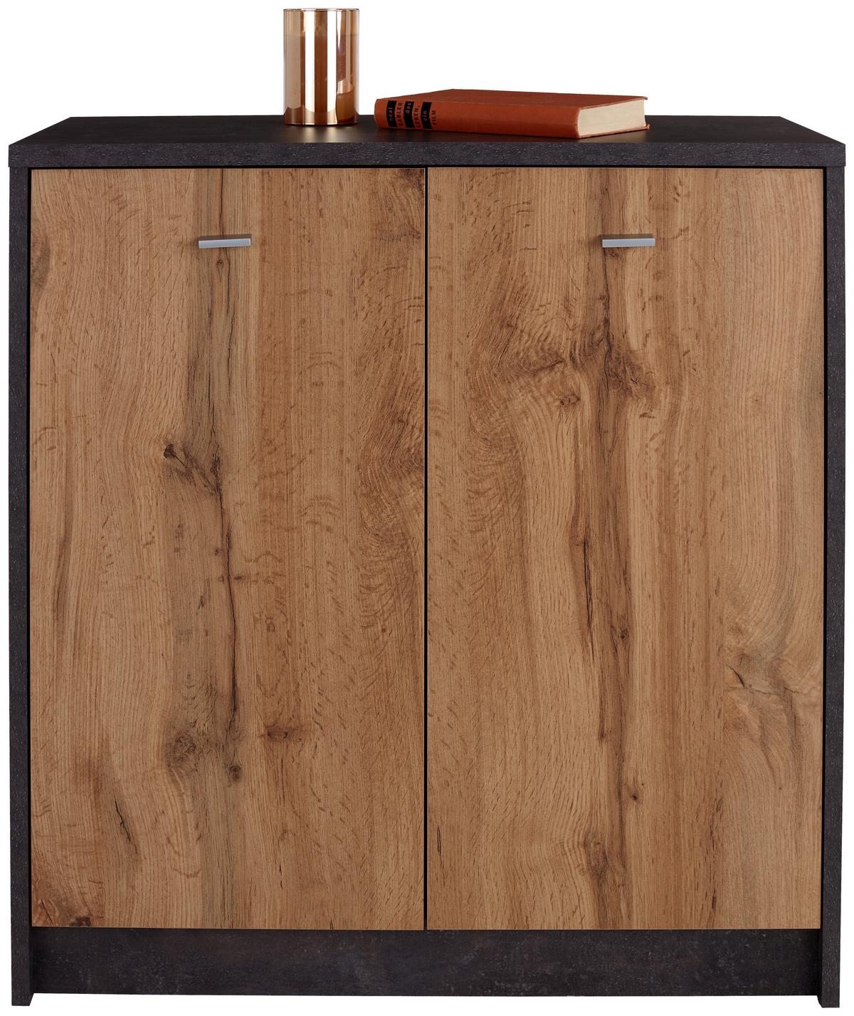 Comodă 4 You - culoare lemn stejar, Modern, material pe bază de lemn (74/85,4/34,6cm) - Modern Living